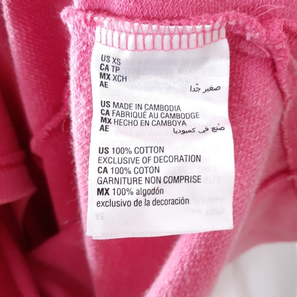 Style & Co Sweatshirt Heart Pink Love 958 - Picture 5 of 6